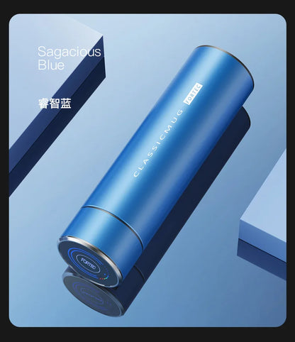 Drop-Ship Business Gift 500ml 316 Steel UV Light Filtration Self-Cleaning Thermos Smart Tea Water Bottle with Gift Box