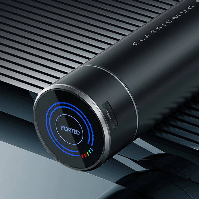 Drop-Ship Business Gift 500ml 316 Steel UV Light Filtration Self-Cleaning Thermos Smart Tea Water Bottle with Gift Box