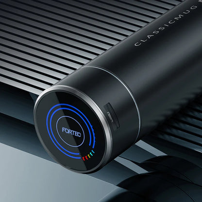 Drop-Ship Business Gift 500ml 316 Steel UV Light Filtration Self-Cleaning Thermos Smart Tea Water Bottle with Gift Box